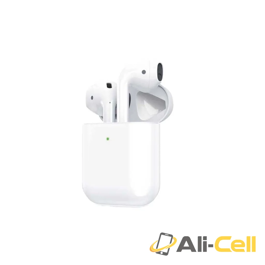 Green Lion True Wireless Earbuds 2 with Built-In Microphone&Charging Base Case G1 - White